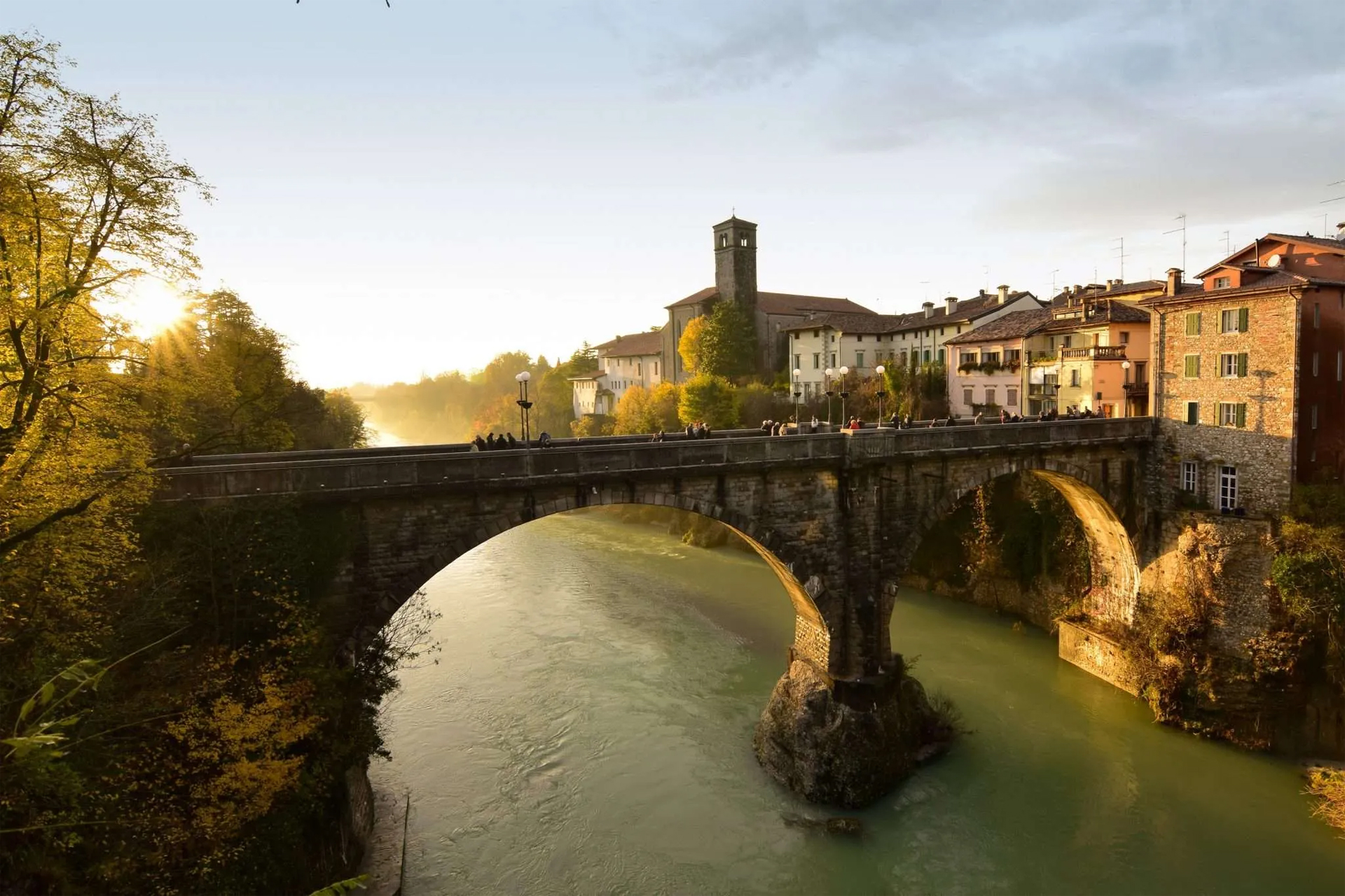 Devil's Bridge in Cividale del Friuli Photograph showing the Devil's Bridge in Cividale del Friuli