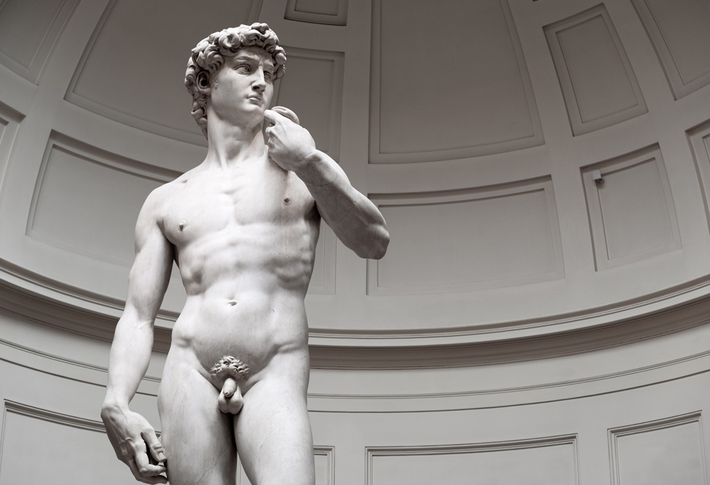 Image of statue of David by Michelangelo